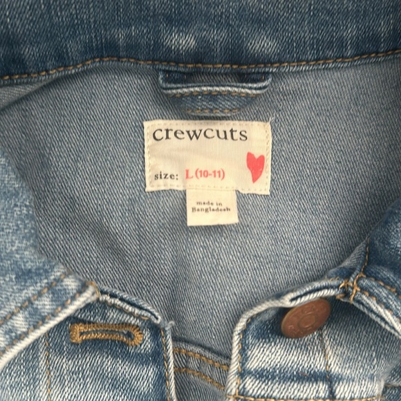 J Crew  Crew Cuts Jean Jacket. Light wash - Picture 2 of 3